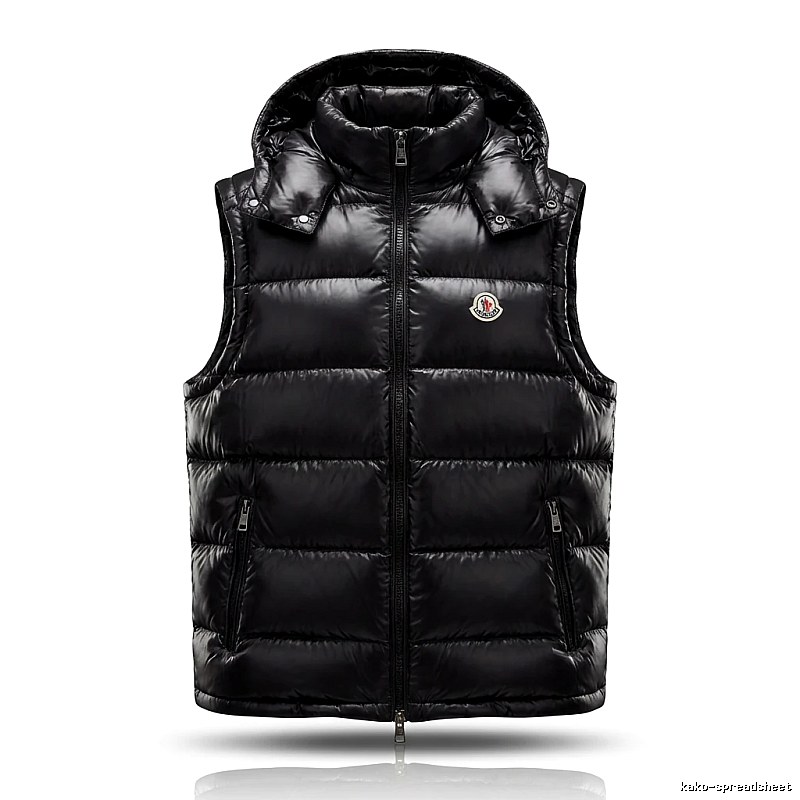Moncler Black Trendy and Cool Down Vest