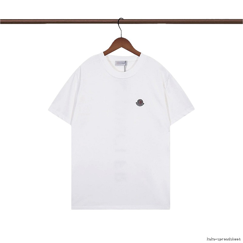 Moncler Classic Minimalist Style White Short-sleeve T-shirt