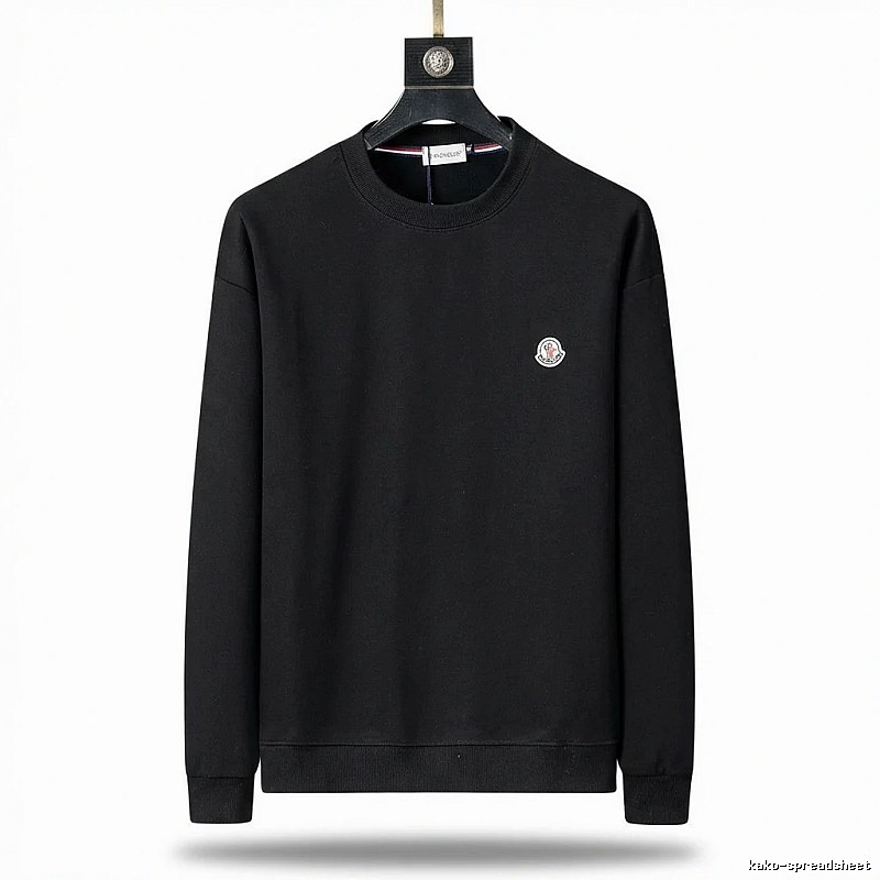 Moncler classic simple black sweatshirt