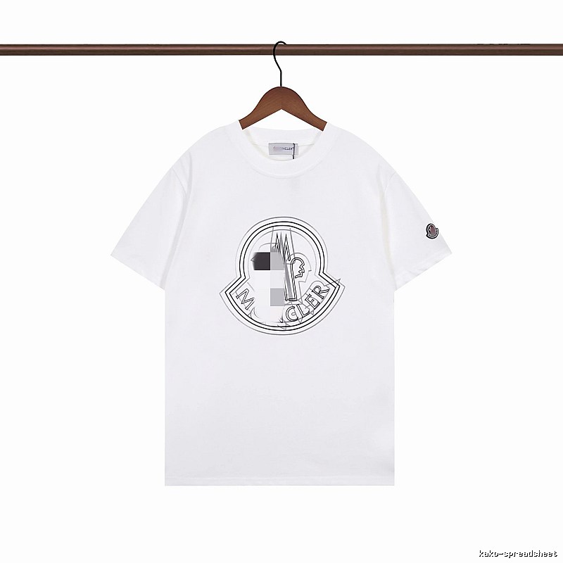 Moncler Logo Collection Trendy Style White T-Shirt