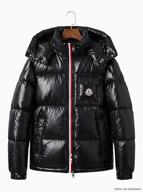 Moncler Shiny and Stylish Black Down Jacket