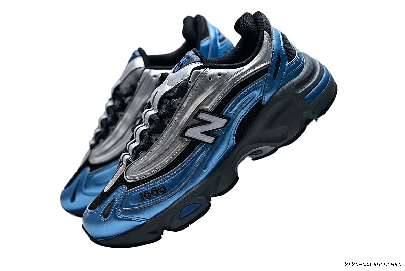 New Balance 1000 Trendy Blue-Gray Athletic Shoes