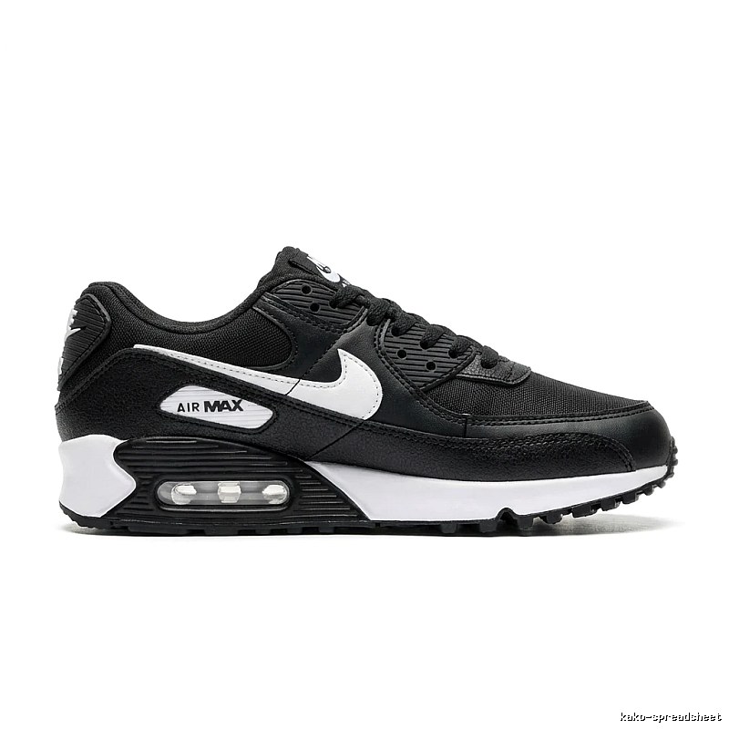 Nike Air Max 90 black and white trendy sneakers