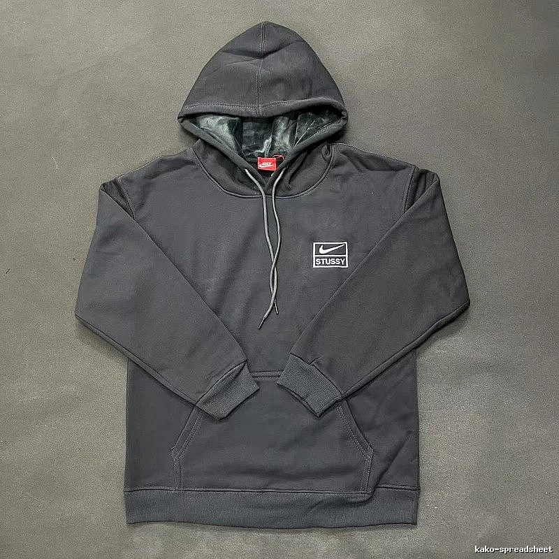 Nike Gray Zip Hoodie Smart Casual Swoosh