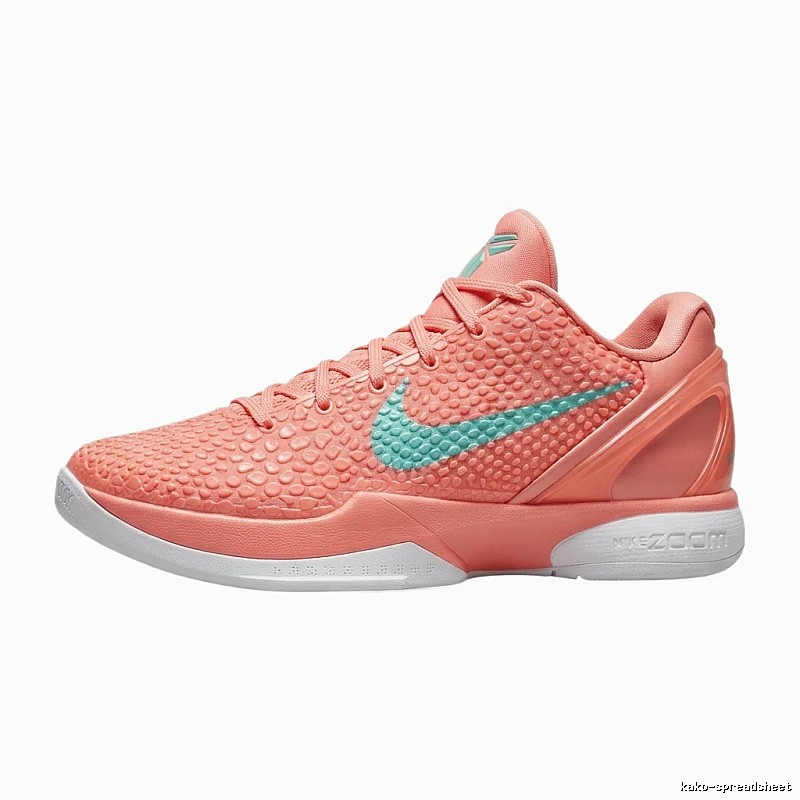 Nike Kobe series fashionable coral orange basketball shoes
