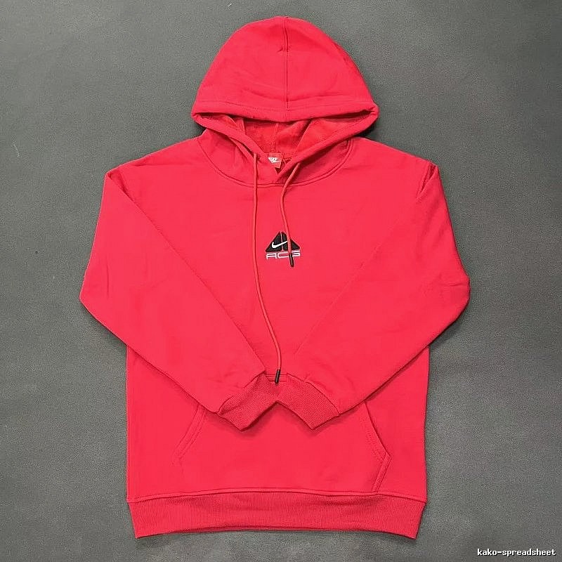 Nike Red Zip Hoodie Training Look Swoosh