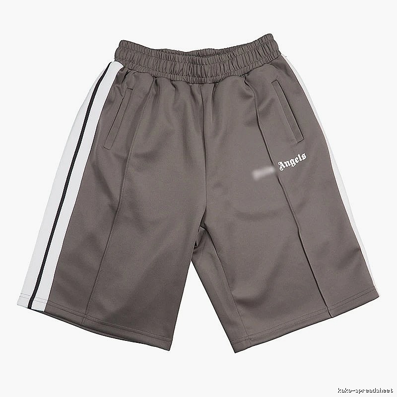 Palm Angels Compact Track shorts Black Side Stripe for Smart Casual Looks