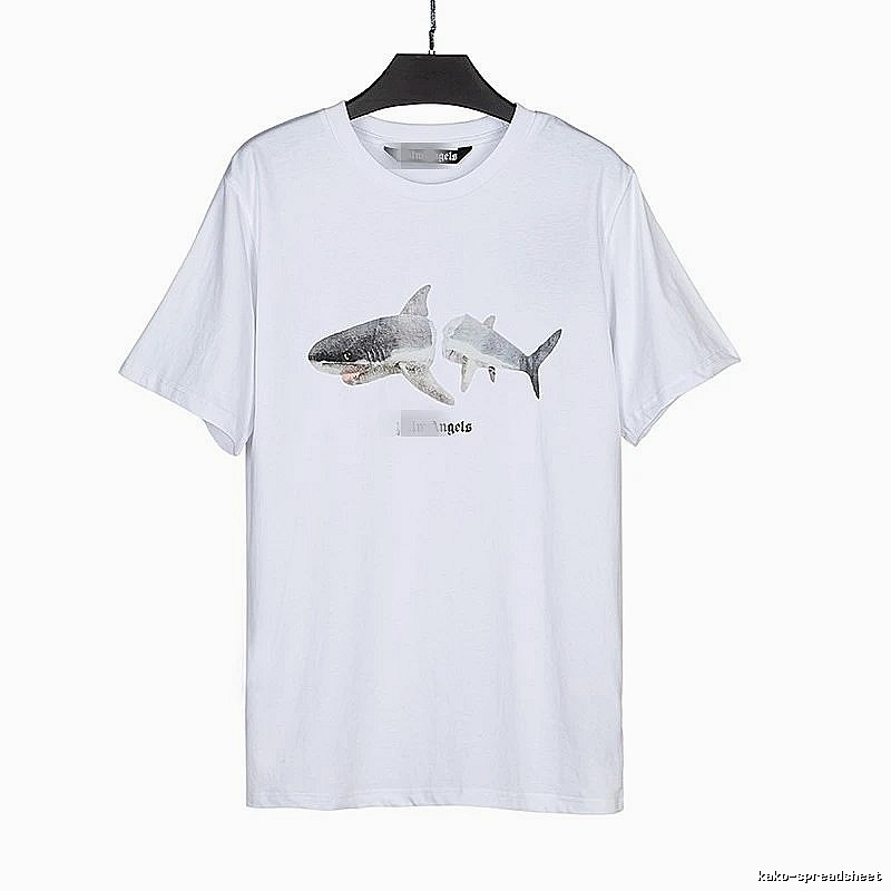 Palm Angels Patterned Bear graphic T-shirt White Colorful Bear with Polished Detail