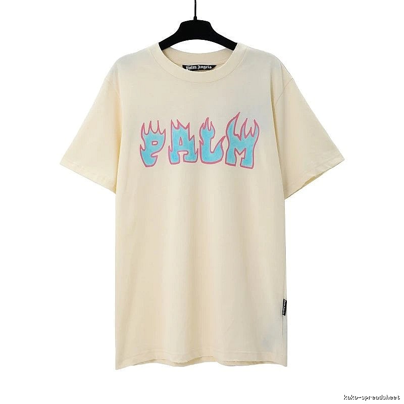 Palm Angels Weekend Logo T-shirt White Palm Tree for Seasonal Looks
