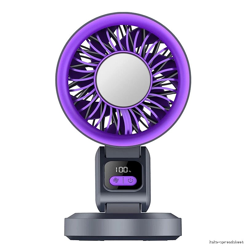 Quick Cooling Desktop Cooling Fan Gray Cold-compress Version