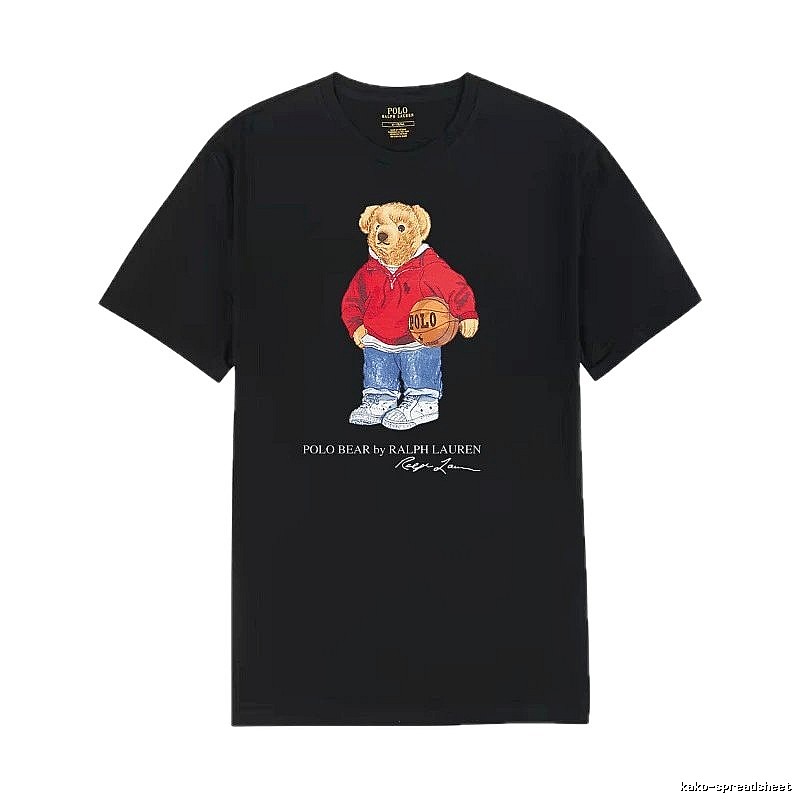Ralph Lauren Bear Series Black T-shirt