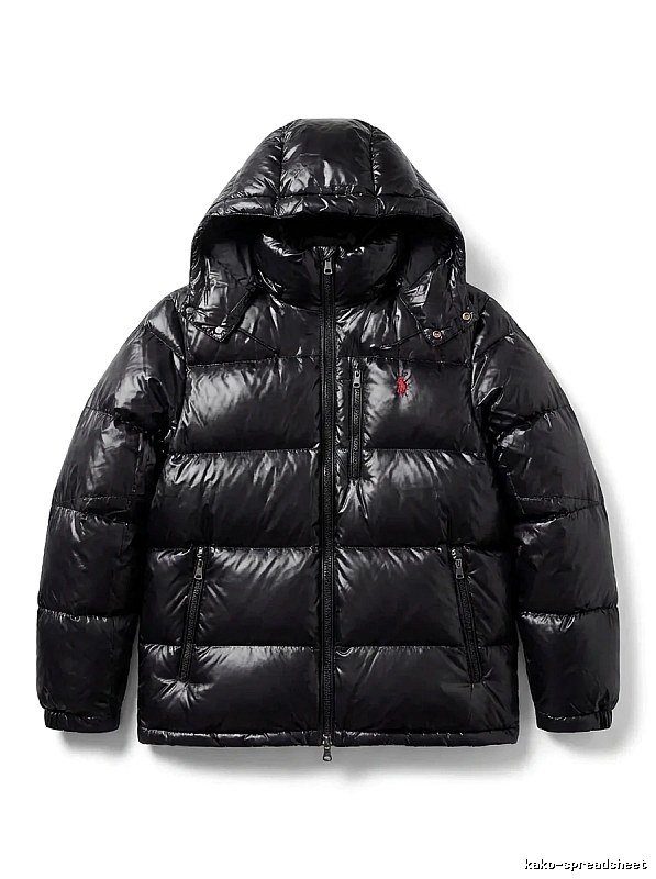 Ralph Lauren black trendy brand down jacket
