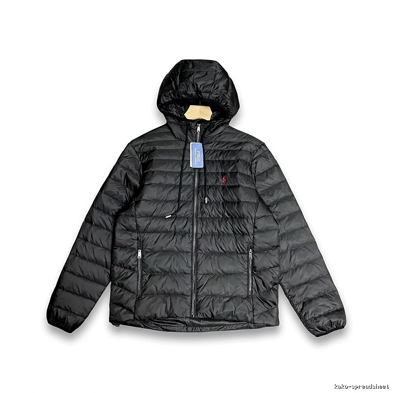 Ralph Lauren Polo Black Simple Down Jacket