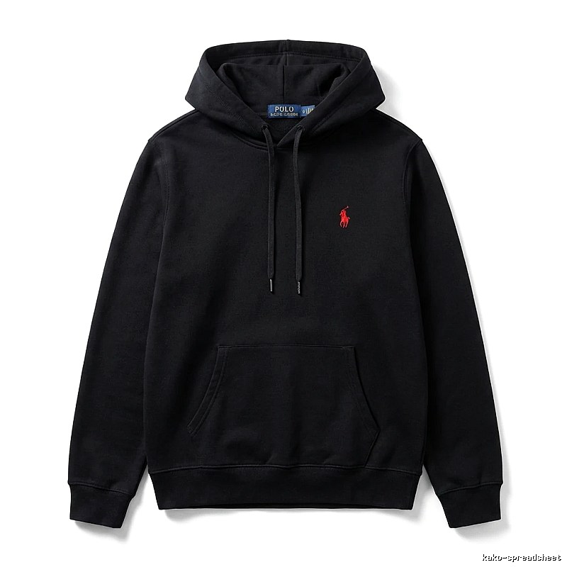 Ralph Lauren Polo hooded black sweatshirt