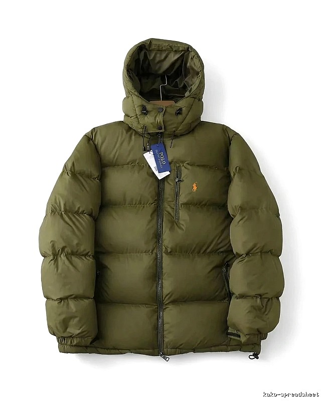 Ralph Lauren Polo Military Green Trendy Down Jacket