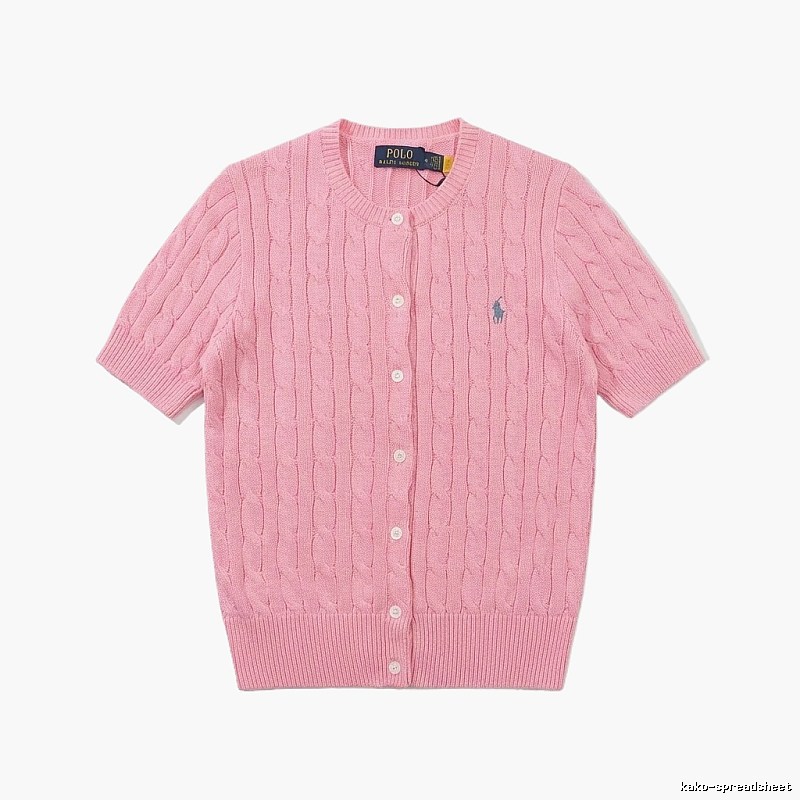 Ralph Lauren Polo pink knitted cardigan