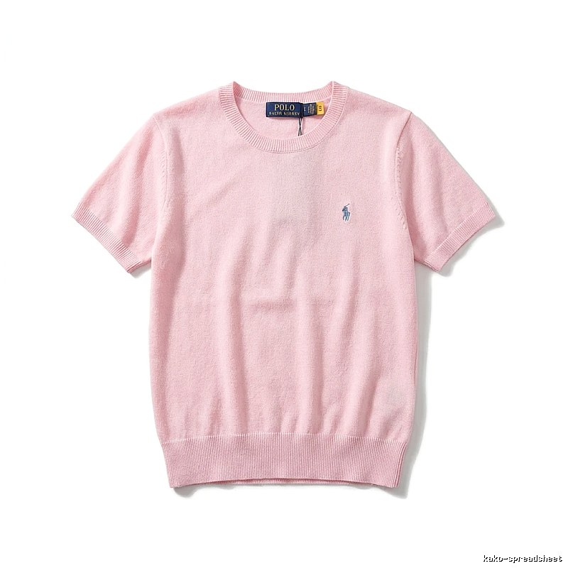 Ralph Lauren Polo pink trendy brand short-sleeve shirt