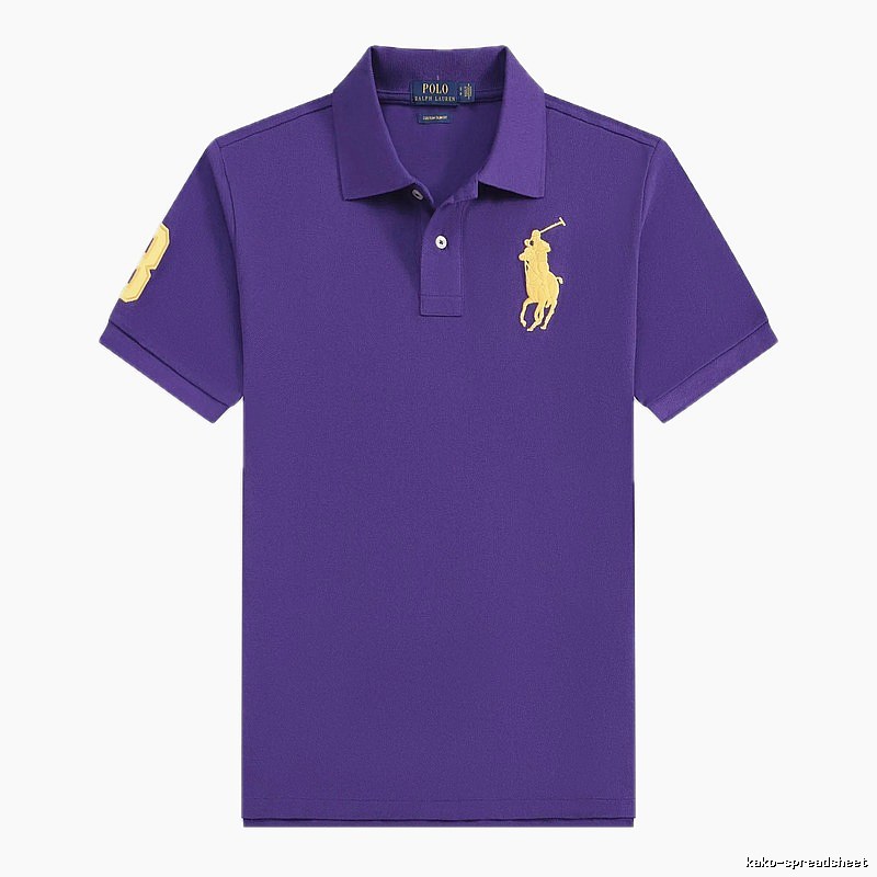 Ralph Lauren Polo Purple Classic Style Short-Sleeve