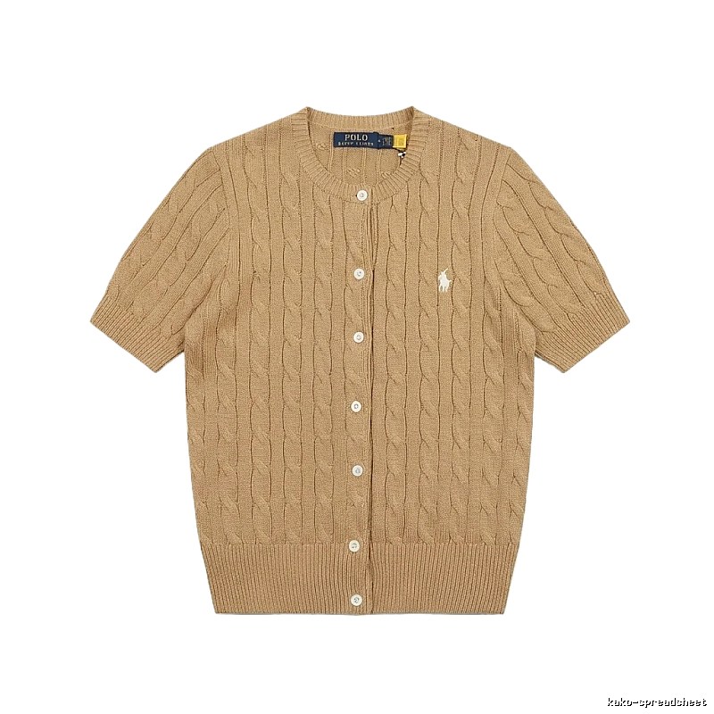 Ralph Lauren Polo Retro Brown Cardigan