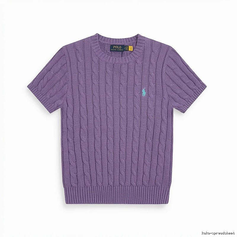 Ralph Lauren Polo series purple knitted sweater