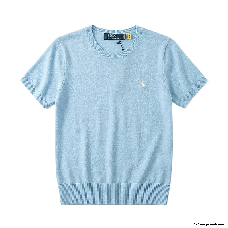 Ralph Lauren POLO simple style light blue short-sleeve