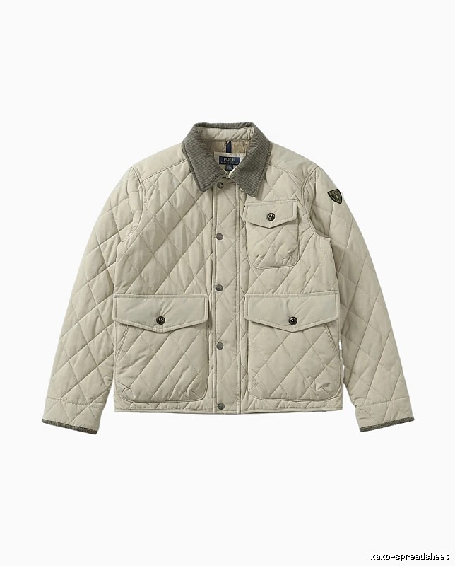 Ralph Lauren quilted retro-style cotton jacket