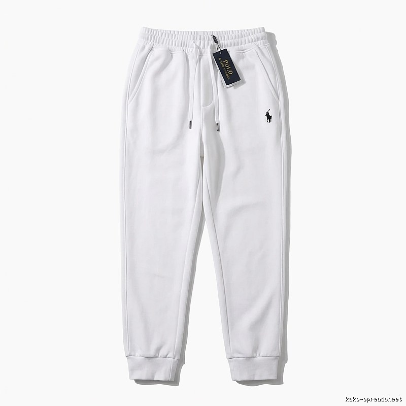 Ralph Lauren trendy brand white sweatpants