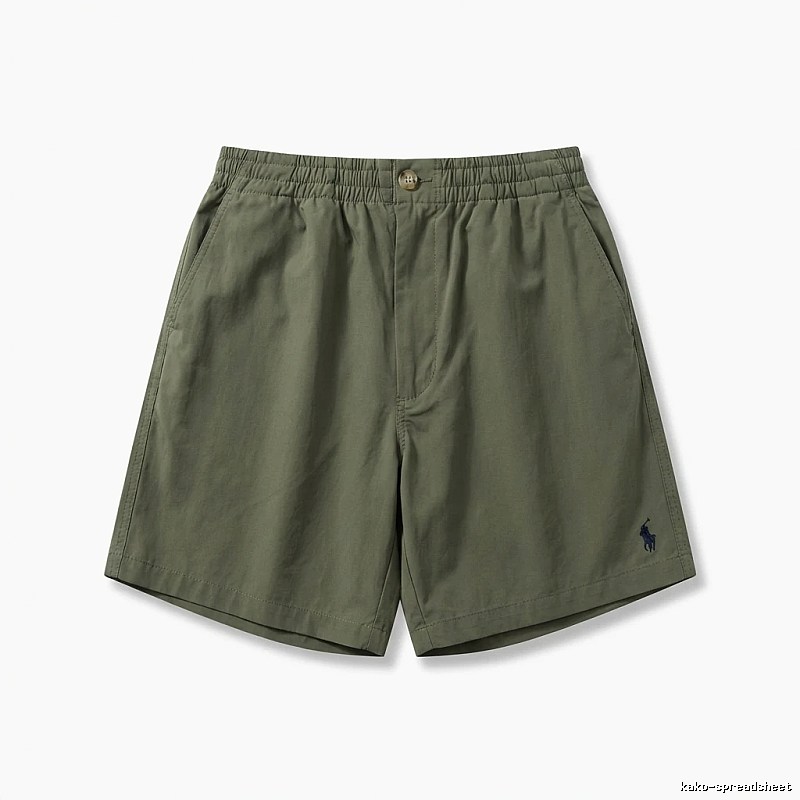 Ralph Lauren's casual-style military green shorts