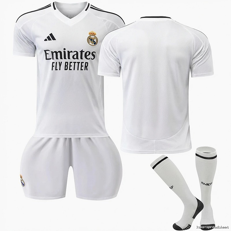 Real Madrid home court sportswear set (white)