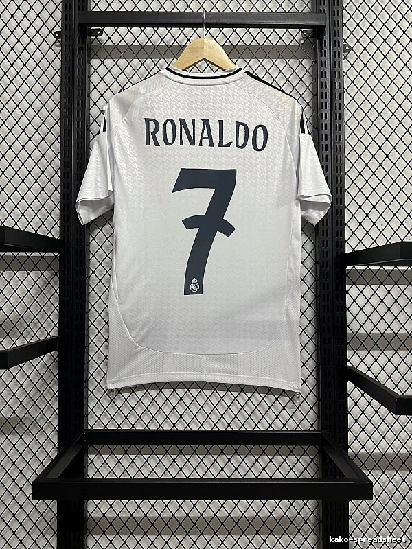 Real Madrid Streetwear Home soccer jersey White Real Madrid with Logo Accent Select Edition