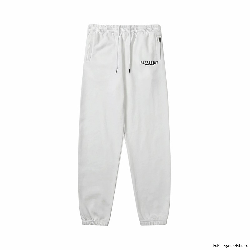 REPRESENT Basic White Sweatpants