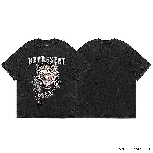 Represent Black Style 821 Owners Club T-Shirt Soft Neutral Logo