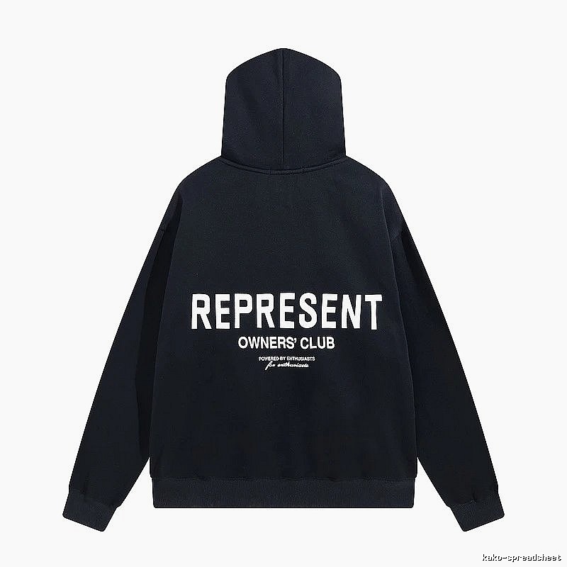Represent Classic Owners Club hoodie Navy Large Represent for Daily Styling