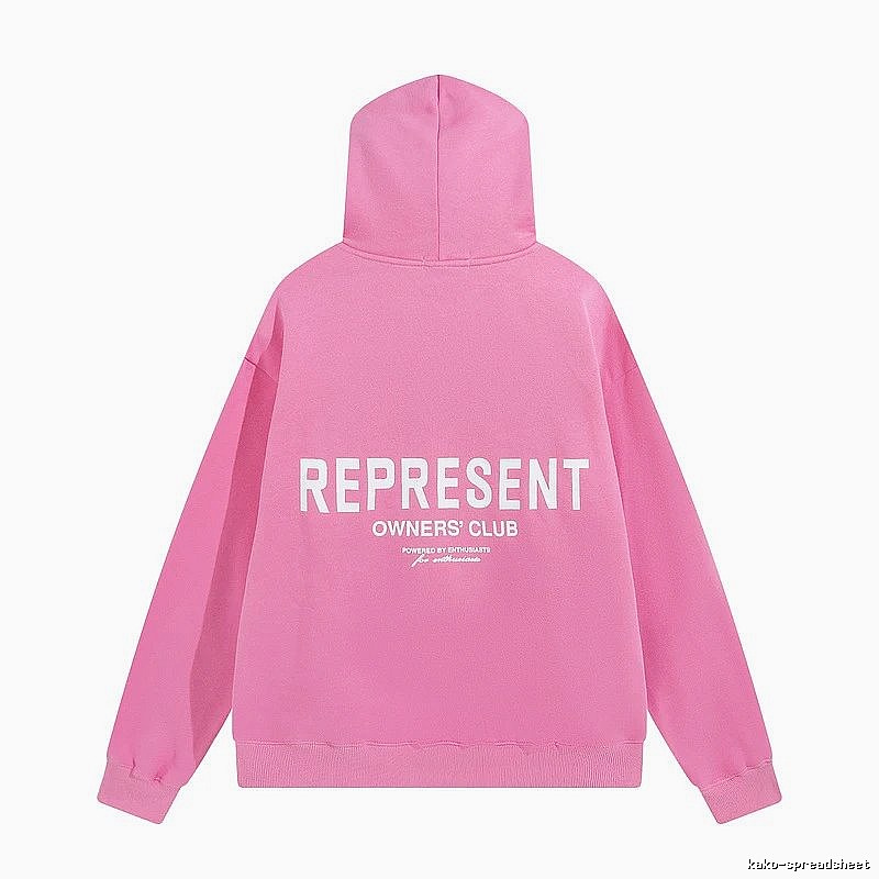 Represent Streetwear Owners Club hoodie Navy Large Represent with Logo Accent