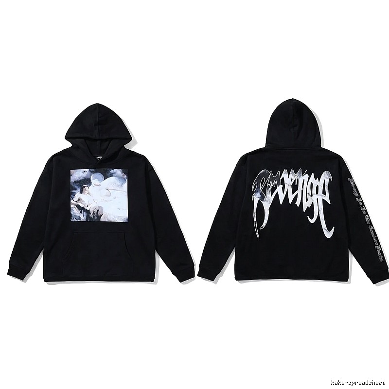 Revenge dark style black hoodie