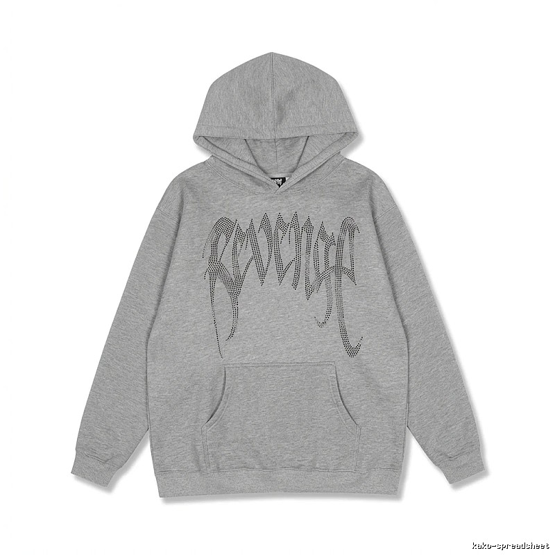 Revenge trendy and cool style grey hoodie