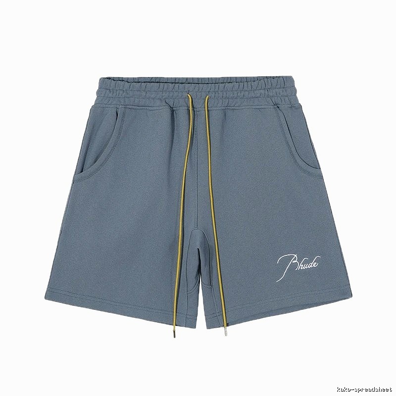 RHUDE casual style gray shorts