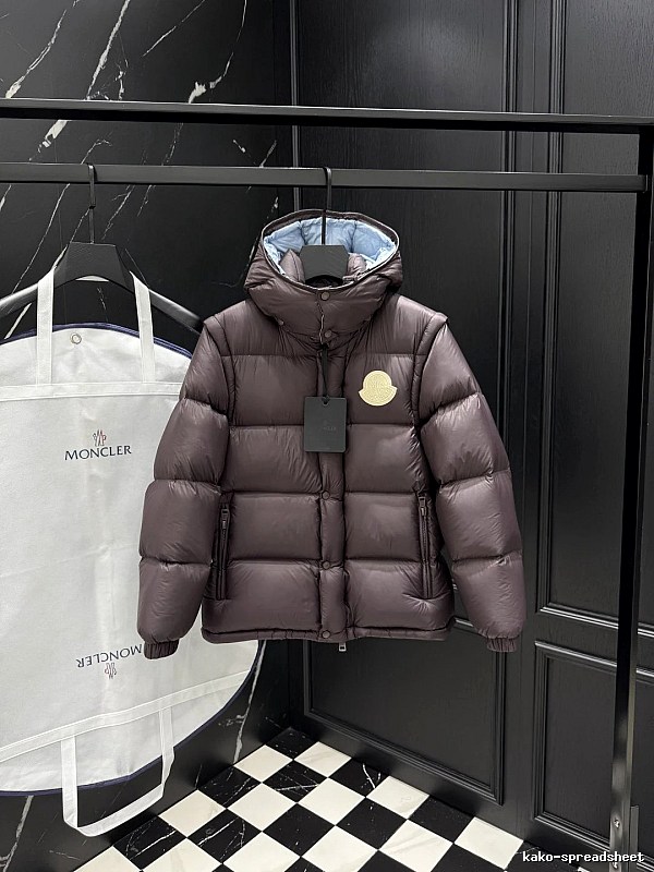 School Runs Kids Puffer Jacket by Moncler with Hooded Badge