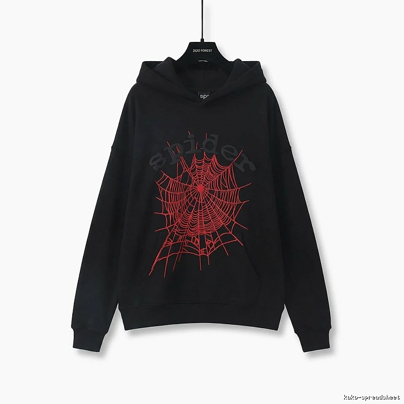 Sp5der cobweb - style black sweatshirt