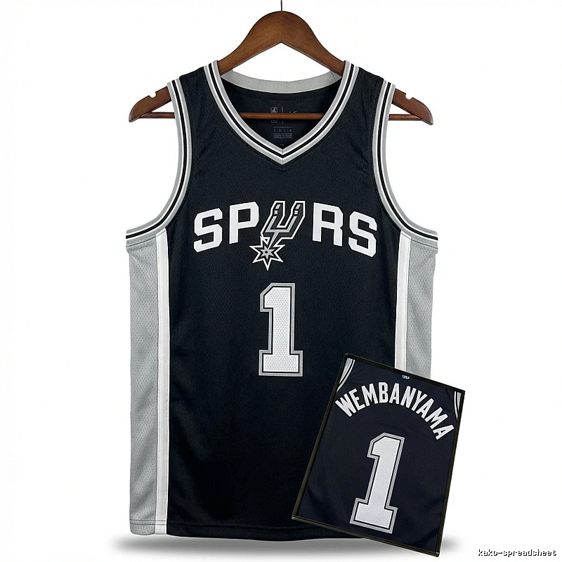 Spurs' Wembanyama-style jersey