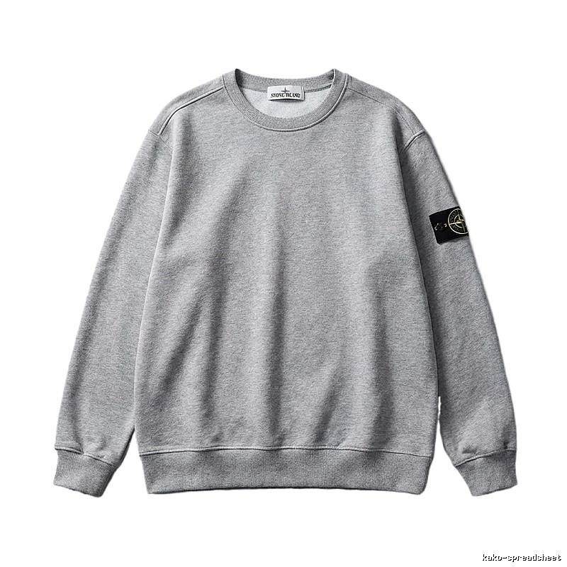 Stone Island basic grey sweatshirt