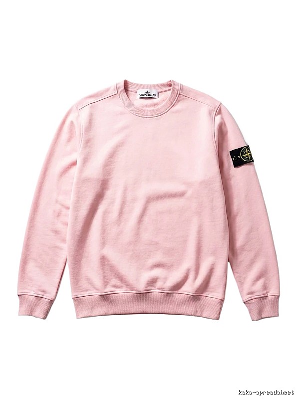 Stone Island Basic Style Simple Wind Pink Sweatshirt
