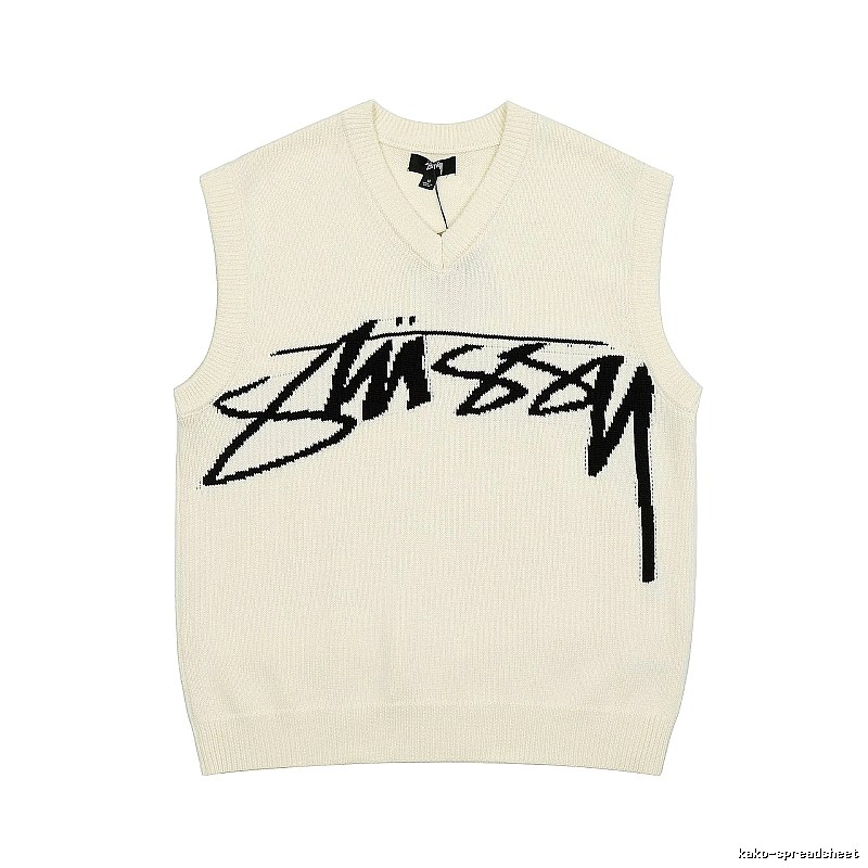 Stussy Beige Swirl Graphic SweatShirt Resort Wear