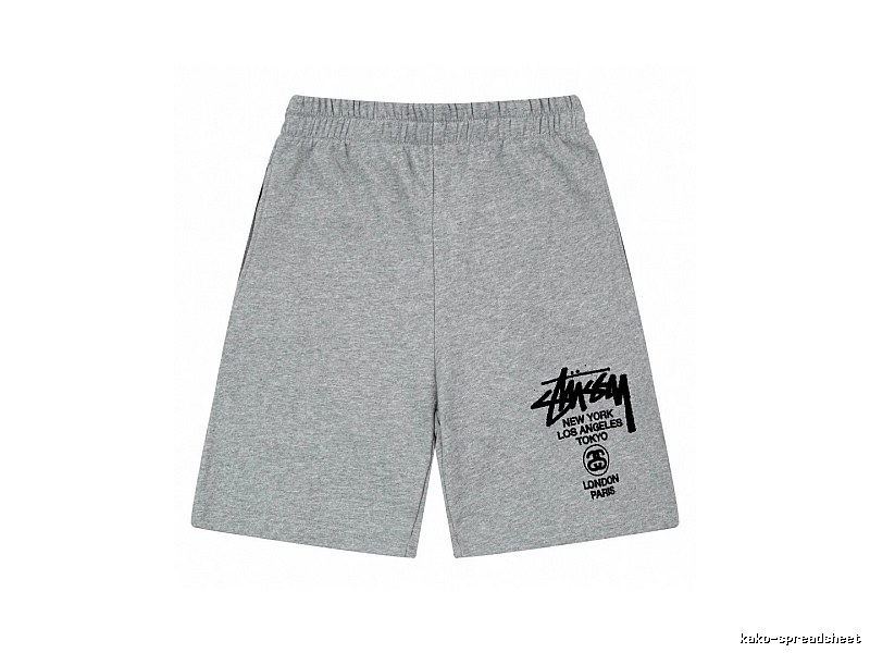 Stussy classic casual gray shorts