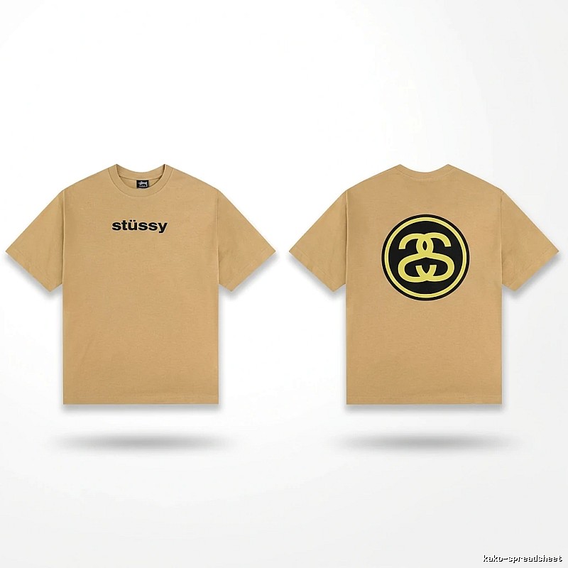 Stussy classic khaki short-sleeve