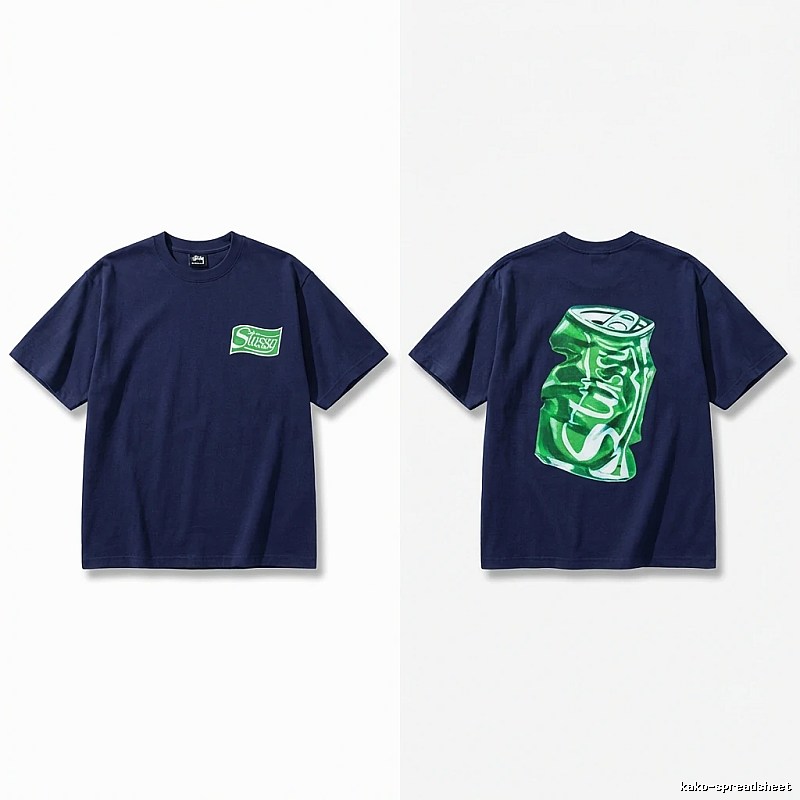 Stussy Cola Print Short-Sleeve T-Shirt