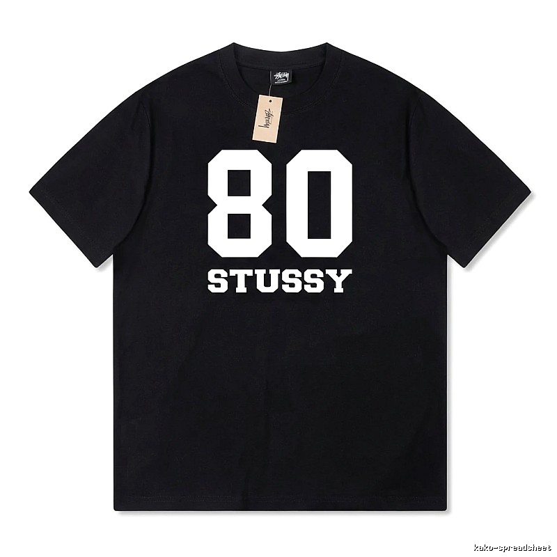 Stussy digital style black T-shirt