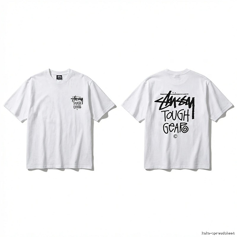 Stussy Graffiti Style White T-shirt