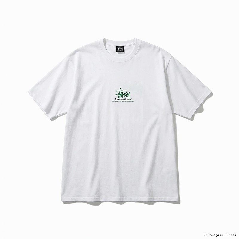 Stussy International Series Simple White T-shirt
