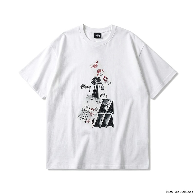 Stussy Playing Card Series White T-shirt